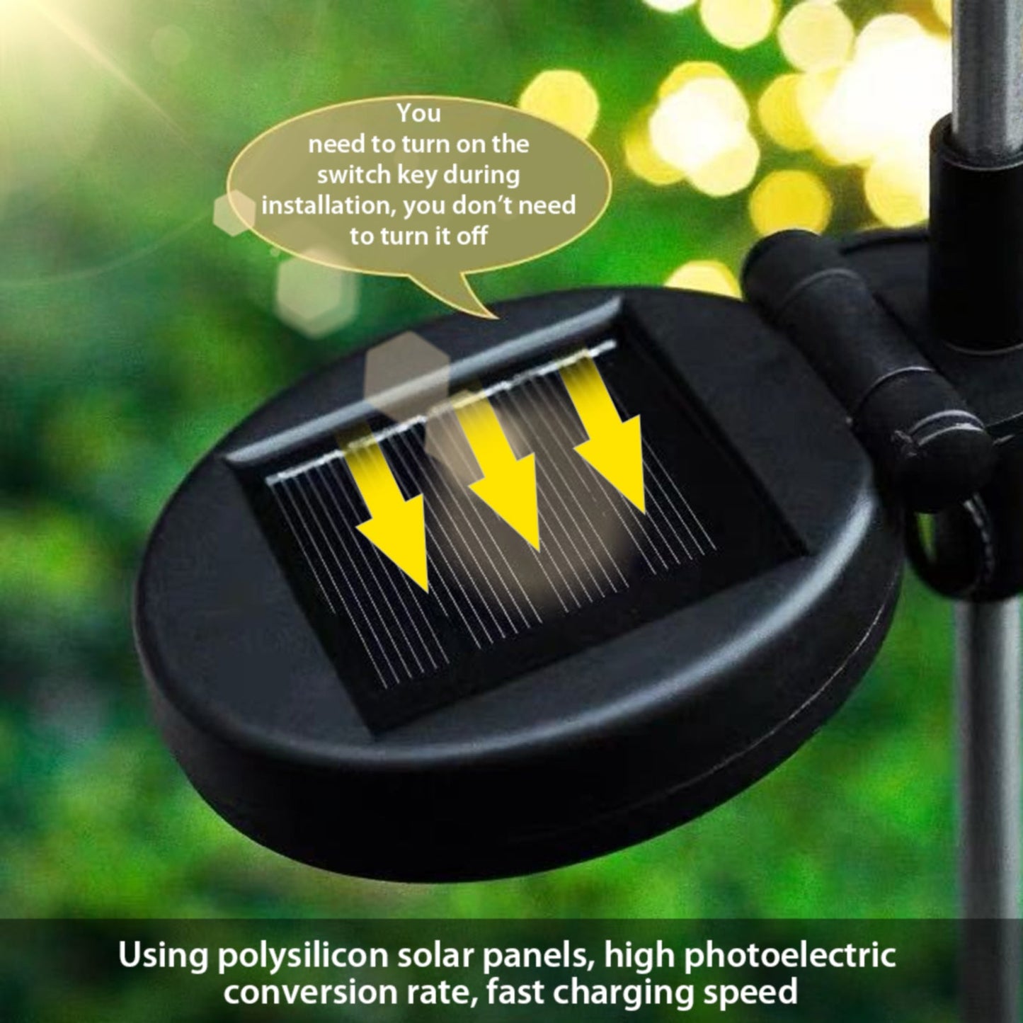 Pack Outdoor Solar LED Garden Lights - Waterproof & Decorative