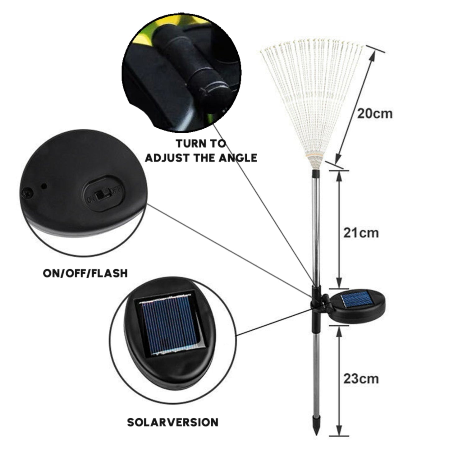 Pack Outdoor Solar LED Garden Lights - Waterproof & Decorative