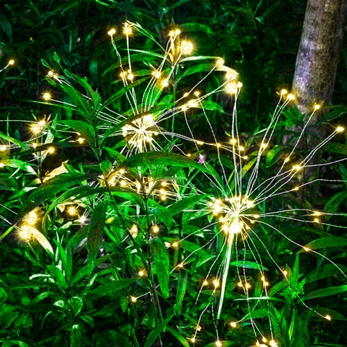 Pack Outdoor Solar LED Garden Lights - Waterproof & Decorative