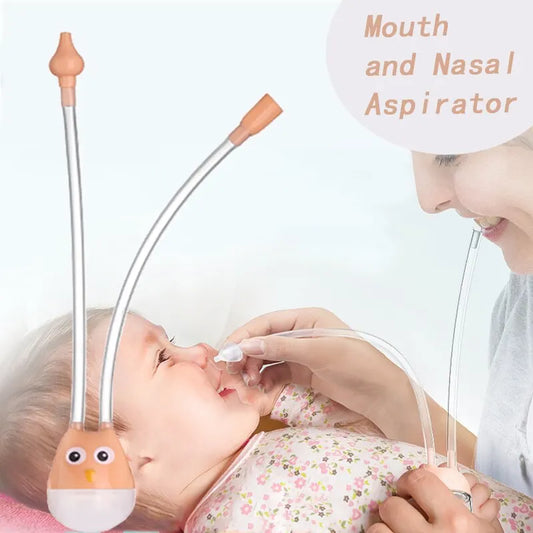 Baby Nasal Aspirator Mouth Suction Type Nasal Absorption Cleaner for
